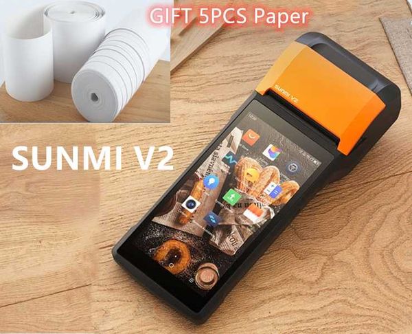 scanners sunmi v2 android handheld portable smart mobile 58mm thermal printer4g / wifi cash register one machine takeaway printer
scanners sunmi v2 android handheld portable smart mobile 58mm thermal printer4g / wifi cash register one machine takeaway printer