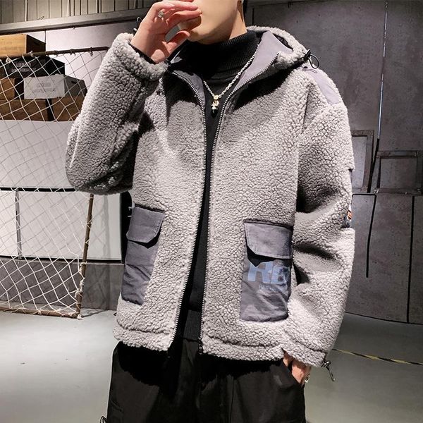 winter new cashmere cotton padded jacket for men thickened young men's warm and handsome hooded cotton padded jacket, Black
winter new cashmere cotton padded jacket for men thickened young men's warm and handsome hooded cotton padded jacket, Black