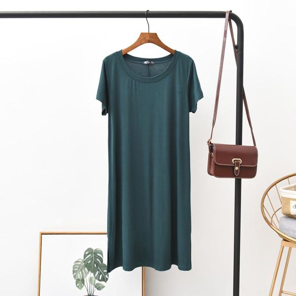 women's sleepwear loose women summer lingerie modal cotton sleep dress long nighties for oversize dark green nightgown spring, Black;red
women's sleepwear loose women summer lingerie modal cotton sleep dress long nighties for oversize dark green nightgown spring, Black;red