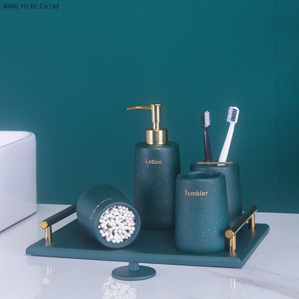 bath accessory set creative resin bathroom five-piece wash lotion bottle storage tray brushing rack mouthwash cup decoration supplies
bath accessory set creative resin bathroom five-piece wash lotion bottle storage tray brushing rack mouthwash cup decoration supplies