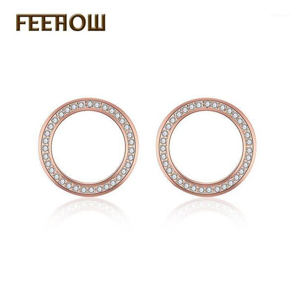 stud ffeehow 2021 simple round zirconia crystal earrings ladies wedding party birthday gift jewelry ze031b1, Golden;silver
stud ffeehow 2021 simple round zirconia crystal earrings ladies wedding party birthday gift jewelry ze031b1, Golden;silver