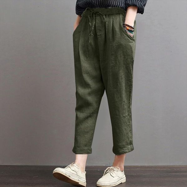 plus 5xl size cotton long pants for women elastic high waist lace up pockets casual trousers large size lady summer autumn pants, Black;white
plus 5xl size cotton long pants for women elastic high waist lace up pockets casual trousers large size lady summer autumn pants, Black;white