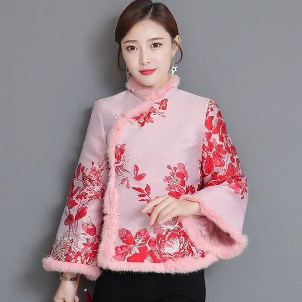 ethnic clothing chinese year clothes for women shanghai tang warm ladies cheongsam style, Red
ethnic clothing chinese year clothes for women shanghai tang warm ladies cheongsam style, Red
