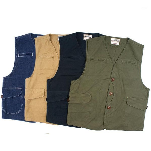 mens denim vest amekaji canvas multi-pockets vintage waistcoat casual tooling vests male hunting suit sleeveless jacket1, Black;white
mens denim vest amekaji canvas multi-pockets vintage waistcoat casual tooling vests male hunting suit sleeveless jacket1, Black;white