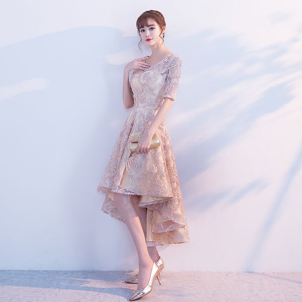 robe de soiree champagne gracce fashions o- neck slim lace up evening dress party dresses prom dresses tailor custom made, Black;red
robe de soiree champagne gracce fashions o- neck slim lace up evening dress party dresses prom dresses tailor custom made, Black;red