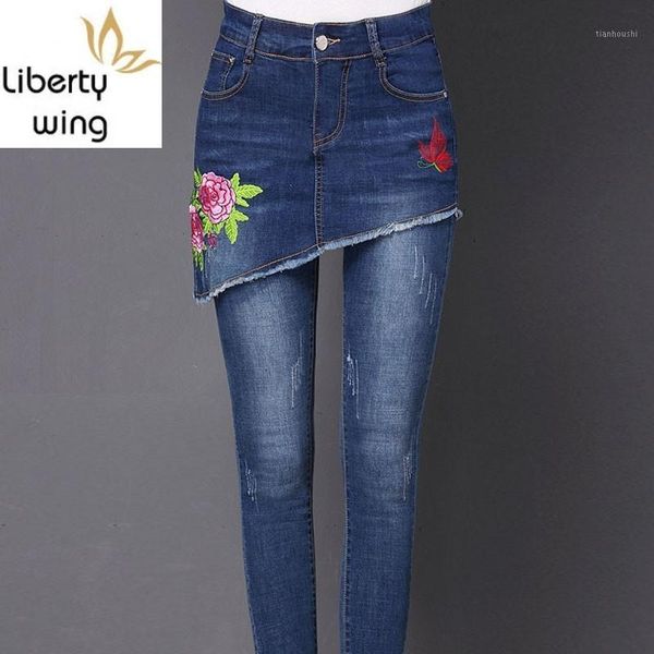 embroidery women long pants skirt streetwear fashion female trousers ripped jeans denim large size flower black blue1, Blue
embroidery women long pants skirt streetwear fashion female trousers ripped jeans denim large size flower black blue1, Blue
