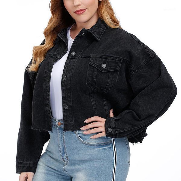 women's jackets fnoce 2021 winter women's jeans large size fashion casual trends solid long sleeve slim elegant short denim caots1, Black;brown
women's jackets fnoce 2021 winter women's jeans large size fashion casual trends solid long sleeve slim elegant short denim caots1, Black;brown