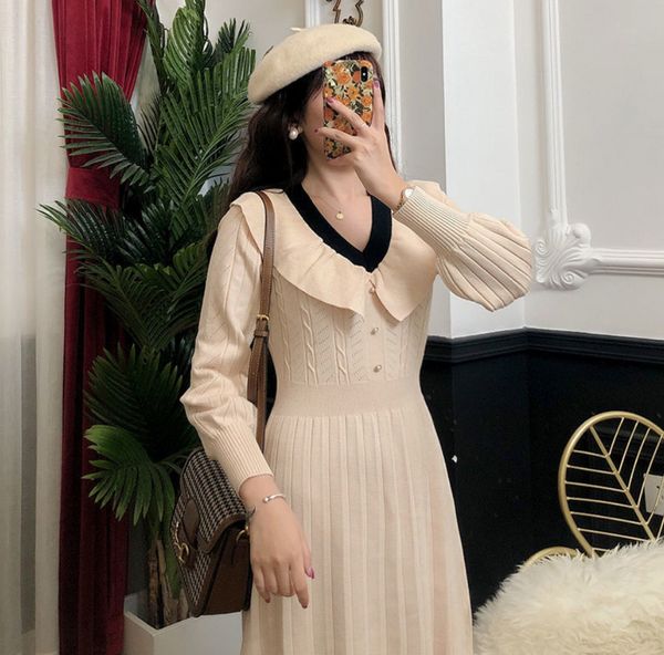 2021 new medium long retro crochet flashlight manga ladies spring and autumn joker v-neck dress y255 tjpd, Black;gray
2021 new medium long retro crochet flashlight manga ladies spring and autumn joker v-neck dress y255 tjpd, Black;gray