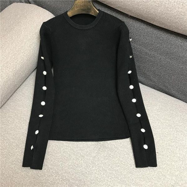 black sweater bottoming shirt women's new autumn and winter slim-fit hollow out long sleeve street sweaters pullover 1, White;black
black sweater bottoming shirt women's new autumn and winter slim-fit hollow out long sleeve street sweaters pullover 1, White;black