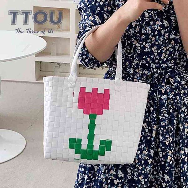shopping bags casual beach women s straw bucket summer holiday new fashion texture shoulder large capacity floral design handbags 220310
shopping bags casual beach women s straw bucket summer holiday new fashion texture shoulder large capacity floral design handbags 220310