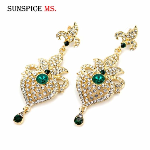 sunspicems мода полный кристалл длинные серьги мотаться цвета золота женщин свадебная бижутерия свадебные подарки кафтан аксессуары, Silver
sunspicems мода полный кристалл длинные серьги мотаться цвета золота женщин свадебная бижутерия свадебные подарки кафтан аксессуары, Silver