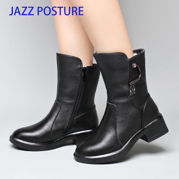 new women snow boots black warm genuine leather winter shoes women fashion ankle boots mother shoes plus size z672
new women snow boots black warm genuine leather winter shoes women fashion ankle boots mother shoes plus size z672