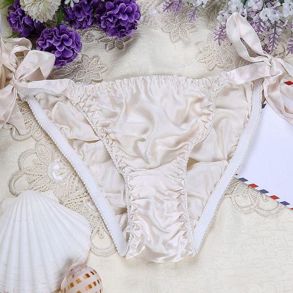 women's panties moxeay women's bikini briefs lingerie satin lace underwear knickers 100% pure silk lace-up1, Black;pink
women's panties moxeay women's bikini briefs lingerie satin lace underwear knickers 100% pure silk lace-up1, Black;pink