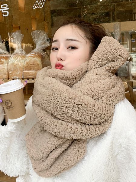 winter scarf women korean version versatile thickened warm long solid color lovely soft girl couple lamb neck, Blue;gray
winter scarf women korean version versatile thickened warm long solid color lovely soft girl couple lamb neck, Blue;gray