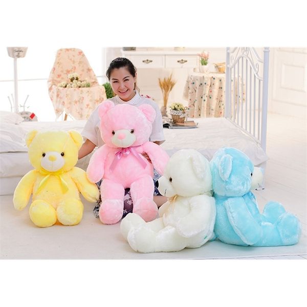 factory9naeled bears stuffed cute glow bear creative colorful plush kawaii light up animals doll kids christmas toys kka8051
factory9naeled bears stuffed cute glow bear creative colorful plush kawaii light up animals doll kids christmas toys kka8051