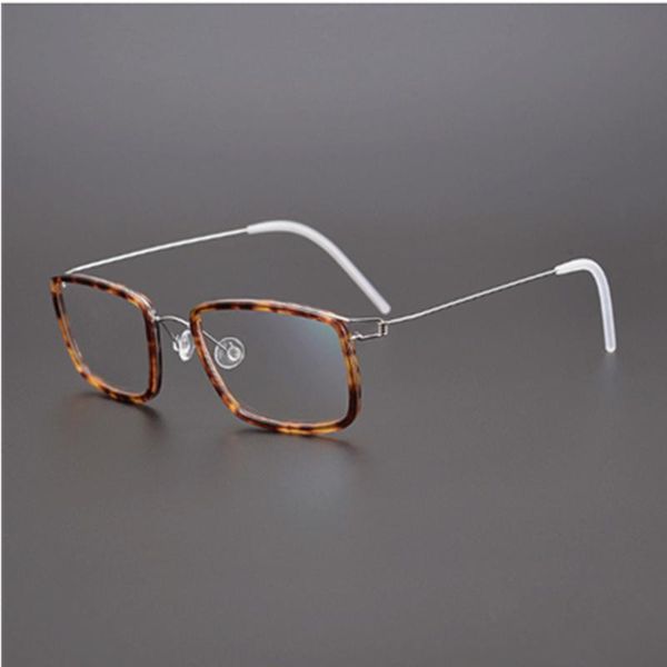 2021 denmark brand design vintage square titanium acetate prescription glasses frame men women optical eyeglasses, Black
2021 denmark brand design vintage square titanium acetate prescription glasses frame men women optical eyeglasses, Black