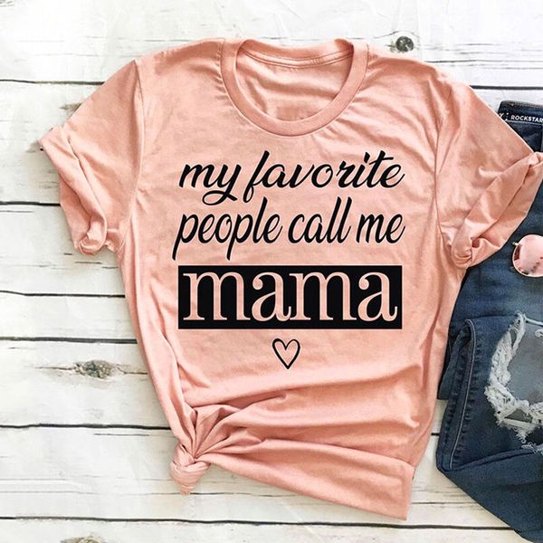 women summer tshirt designer my favorite people call me mama print letter t shirts short sleeved crew neck shirt womens blouse, White
women summer tshirt designer my favorite people call me mama print letter t shirts short sleeved crew neck shirt womens blouse, White