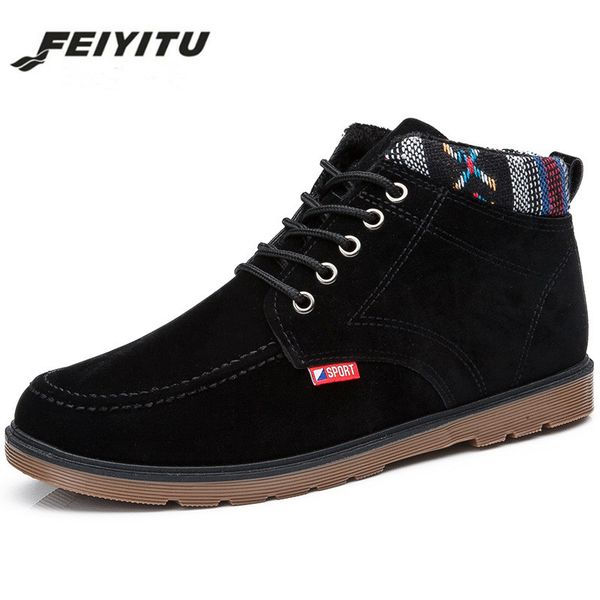 feiyitu зима мужчина boots шнуровка стиль тенденция мода люди top плюш keep warm snow бутс, Black
feiyitu зима мужчина boots шнуровка стиль тенденция мода люди top плюш keep warm snow бутс, Black