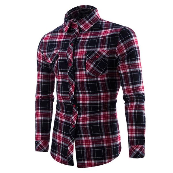 plaid casual shirt men business fashion slim shirt men cotton square collar long sleeve youth, White;black
plaid casual shirt men business fashion slim shirt men cotton square collar long sleeve youth, White;black