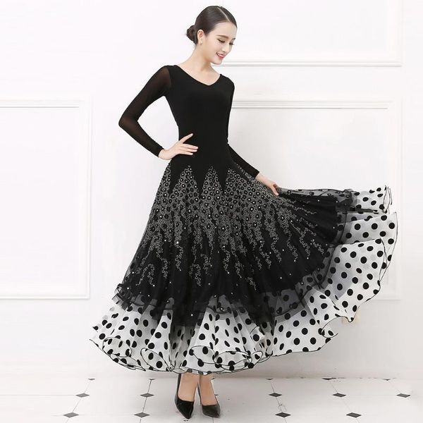 dot ballroom rumba dresses for dancing waltz dress women dance wear big swing spots ball dress smooth ballroom dresses fringe1, Black;red
dot ballroom rumba dresses for dancing waltz dress women dance wear big swing spots ball dress smooth ballroom dresses fringe1, Black;red