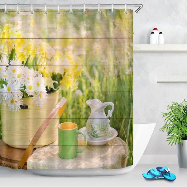 country farmhouse decor bathroom shower curtain rural plant flowers daisy shower curtain waterproof polyester fabric with hooks
country farmhouse decor bathroom shower curtain rural plant flowers daisy shower curtain waterproof polyester fabric with hooks