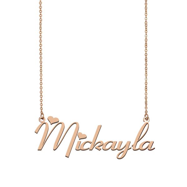mickayla name necklace custom nameplate pendant for women girls birthday gift kids friends jewelry 18k gold plated stainless steel, Silver
mickayla name necklace custom nameplate pendant for women girls birthday gift kids friends jewelry 18k gold plated stainless steel, Silver