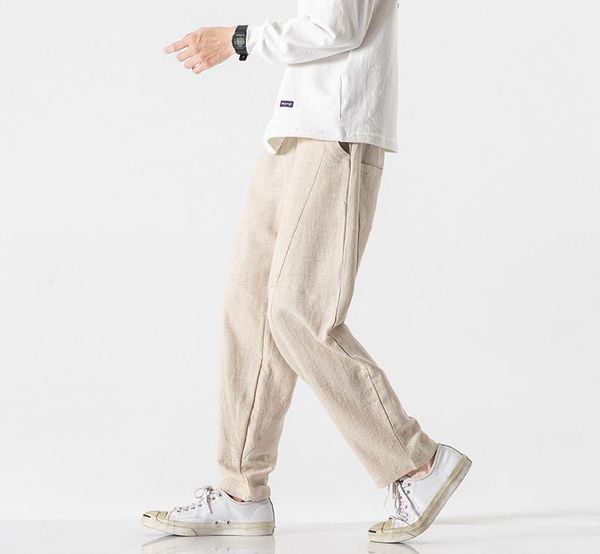 men's cotton linen pants spring and summer loose casual fitness retro straight trousers harem plus size clothing m-5xl1, Black
men's cotton linen pants spring and summer loose casual fitness retro straight trousers harem plus size clothing m-5xl1, Black