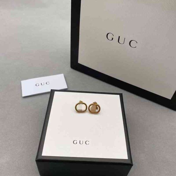 2023 designer new gujia version classic double letter bloggers recommend fashion earrings, Golden
2023 designer new gujia version classic double letter bloggers recommend fashion earrings, Golden