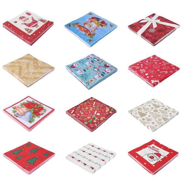 20sheets/bag 33cm festival napkins cloth square christmas paper napkin pocket handkerchief for home xmas table decoration
20sheets/bag 33cm festival napkins cloth square christmas paper napkin pocket handkerchief for home xmas table decoration