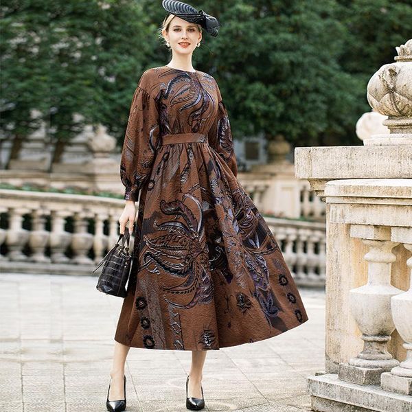 casual dresses floral vintage long dress for women lantern sleeve jacquard evening ball gown party maxi runway dz1311, Black;gray
casual dresses floral vintage long dress for women lantern sleeve jacquard evening ball gown party maxi runway dz1311, Black;gray