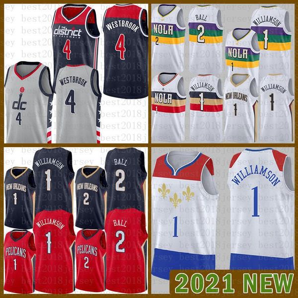 2021 new basketball jersey washington wizards new mens orleans pelicans zion 1 williamson lonzo 2 ball russell 4 westbrook gold, Black;red
2021 new basketball jersey washington wizards new mens orleans pelicans zion 1 williamson lonzo 2 ball russell 4 westbrook gold, Black;red
