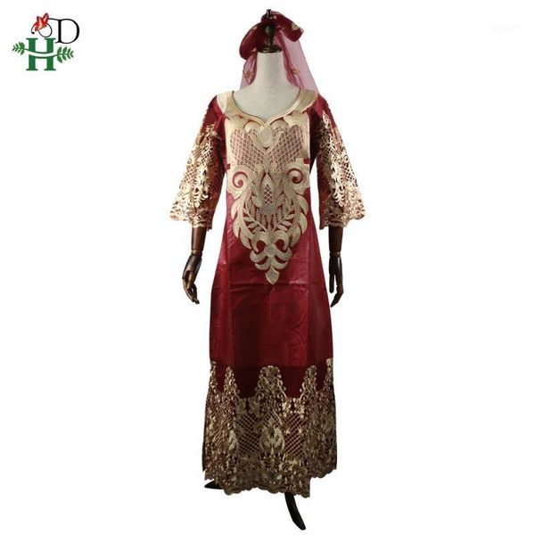 h&d african women lace dress plus size bazin dresses headwrap long robe africa lady clothes embroidery pattern maxi dress1, Red
h&d african women lace dress plus size bazin dresses headwrap long robe africa lady clothes embroidery pattern maxi dress1, Red