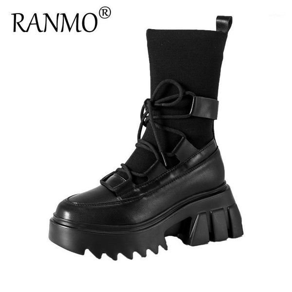 ins tide breathable mid-tube boots thick-soled sponge cake stretch socks short boots women daily all-match autumn women's shoes1, Black
ins tide breathable mid-tube boots thick-soled sponge cake stretch socks short boots women daily all-match autumn women's shoes1, Black