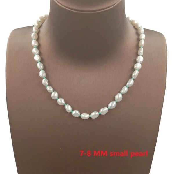 30-54 cm 100% nature freshwater pearl necklace ,7-9 mm baroque pearl choker necklace with nice clasp, color thread oem welcome, Golden;silver
30-54 cm 100% nature freshwater pearl necklace ,7-9 mm baroque pearl choker necklace with nice clasp, color thread oem welcome, Golden;silver