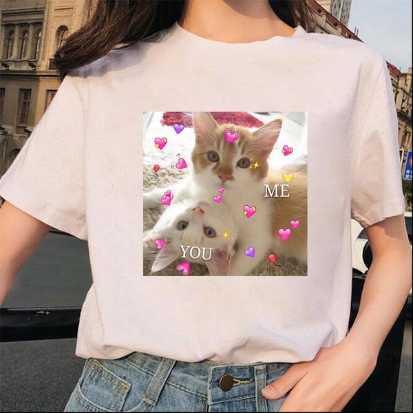 cat printed women t shirt casual funny tshirts casual tee hipster tumblr female t shirt harajuku woman clothes, White
cat printed women t shirt casual funny tshirts casual tee hipster tumblr female t shirt harajuku woman clothes, White