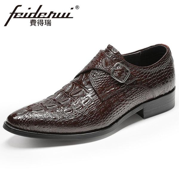 italian designer genuine leather men's formal dress oxfords pointed toe monk strap handmade alligator pattern man shoes fhs257, Black
italian designer genuine leather men's formal dress oxfords pointed toe monk strap handmade alligator pattern man shoes fhs257, Black