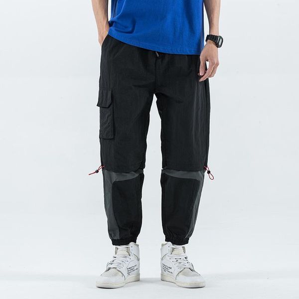 spring and summer men's overalls japanese loose men's fashion band feet plus fat plus size 9 9 point harem pants1, Blue
spring and summer men's overalls japanese loose men's fashion band feet plus fat plus size 9 9 point harem pants1, Blue
