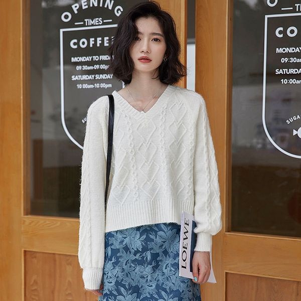 новая осень зима 2020 корейский потерять короткий пуловер v-образный вырез с длинным рукавом твистом свитера пуловера sweatertop sweaterwome, White;black
новая осень зима 2020 корейский потерять короткий пуловер v-образный вырез с длинным рукавом твистом свитера пуловера sweatertop sweaterwome, White;black