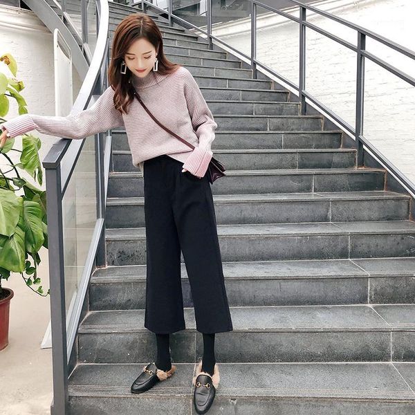 women's suit wide leg pants sweater two sets of women 2018 new autumn korean fashion solid color wild loose women's clothes1, Gray
women's suit wide leg pants sweater two sets of women 2018 new autumn korean fashion solid color wild loose women's clothes1, Gray