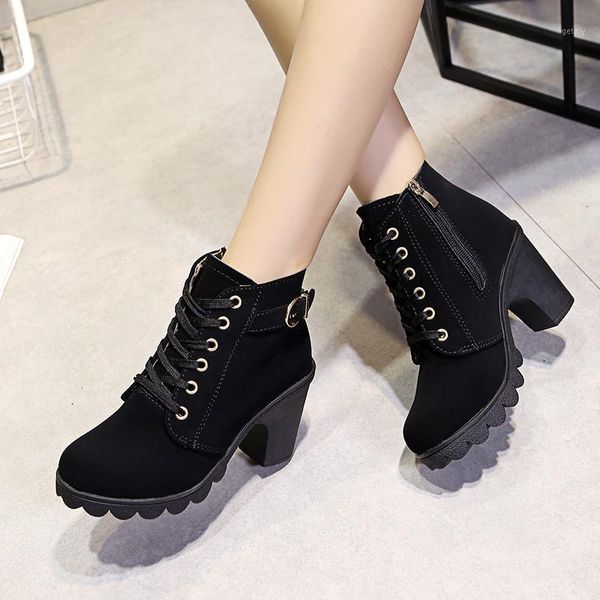 women high heel boots fashion ankle boots for women 2021 winter female autumn thick with square heel booties1, Black
women high heel boots fashion ankle boots for women 2021 winter female autumn thick with square heel booties1, Black