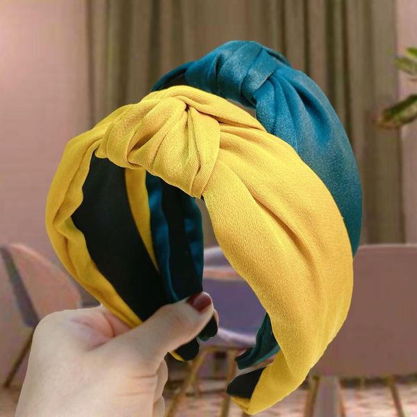 hair accessories solid color knot wide side hoops simple fabric headband turban for girl plastic women's
hair accessories solid color knot wide side hoops simple fabric headband turban for girl plastic women's