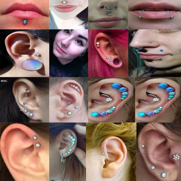 1pc g23 titanium internal thread opal stone labret monroe lip stud ring opal ear cartilage tragus helix earring piercing jewelry q sqcvqc, Silver
1pc g23 titanium internal thread opal stone labret monroe lip stud ring opal ear cartilage tragus helix earring piercing jewelry q sqcvqc, Silver