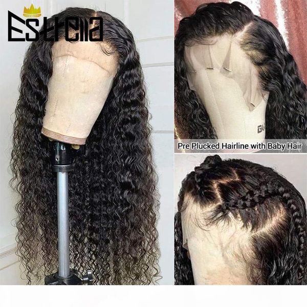 360 lace front human hair wigs for women 13x4 malaysia deep wave human hair wigs pre plucked remy curly lace frontal wig 150%, Black;brown
360 lace front human hair wigs for women 13x4 malaysia deep wave human hair wigs pre plucked remy curly lace frontal wig 150%, Black;brown