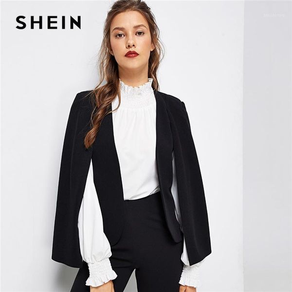 shein black poncho office lady streetwear cloak open front blazer 2018 autumn elegant modern lady workwear women coats outerwear1, White;black
shein black poncho office lady streetwear cloak open front blazer 2018 autumn elegant modern lady workwear women coats outerwear1, White;black