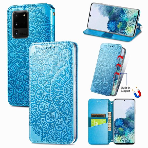 for samsung galaxy s20 ultra blooming mandala embossed pattern magnetic horizontal flip leather case with holder card slots wallet
for samsung galaxy s20 ultra blooming mandala embossed pattern magnetic horizontal flip leather case with holder card slots wallet