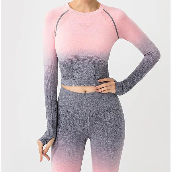 women yoga set long sleeve crop sports bra running pants gym clothing fitness workout sports suit, White;red
women yoga set long sleeve crop sports bra running pants gym clothing fitness workout sports suit, White;red