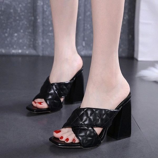 2020 slippers women shallow square heel wedding party high heel sandals spring/autumn flip flop platform gladiator sandals #ai6i, Black
2020 slippers women shallow square heel wedding party high heel sandals spring/autumn flip flop platform gladiator sandals #ai6i, Black