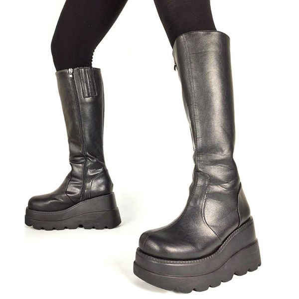 in stock big size 43 wedge high heels zipper platform trendy cool autumn winter motorcycles boots shoes women footwear, Black
in stock big size 43 wedge high heels zipper platform trendy cool autumn winter motorcycles boots shoes women footwear, Black