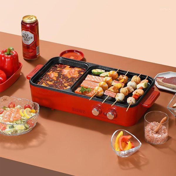 multifunction grill baking pan electric frying machine household mini one-piece pot dual control switch non-stick coating
multifunction grill baking pan electric frying machine household mini one-piece pot dual control switch non-stick coating