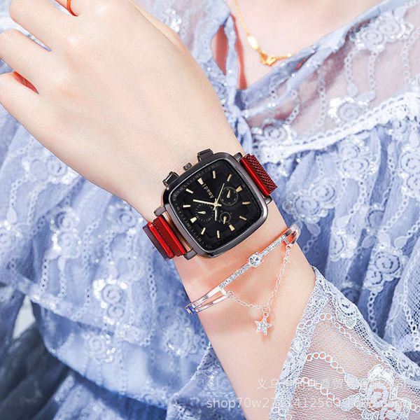 red 2020 star new lazy net watch women's fashion milan magnet bracelet women's suit watch, Slivery;brown
red 2020 star new lazy net watch women's fashion milan magnet bracelet women's suit watch, Slivery;brown